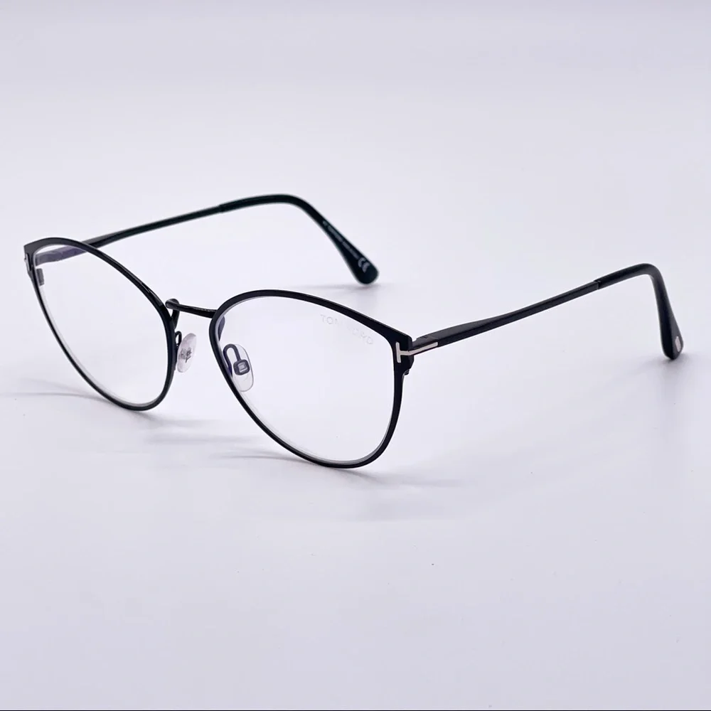 NEW TOM FORD FT5573/B 001 EYEGLASSES TOM FORD TF 5573 + AR COATING LENSES FT5573